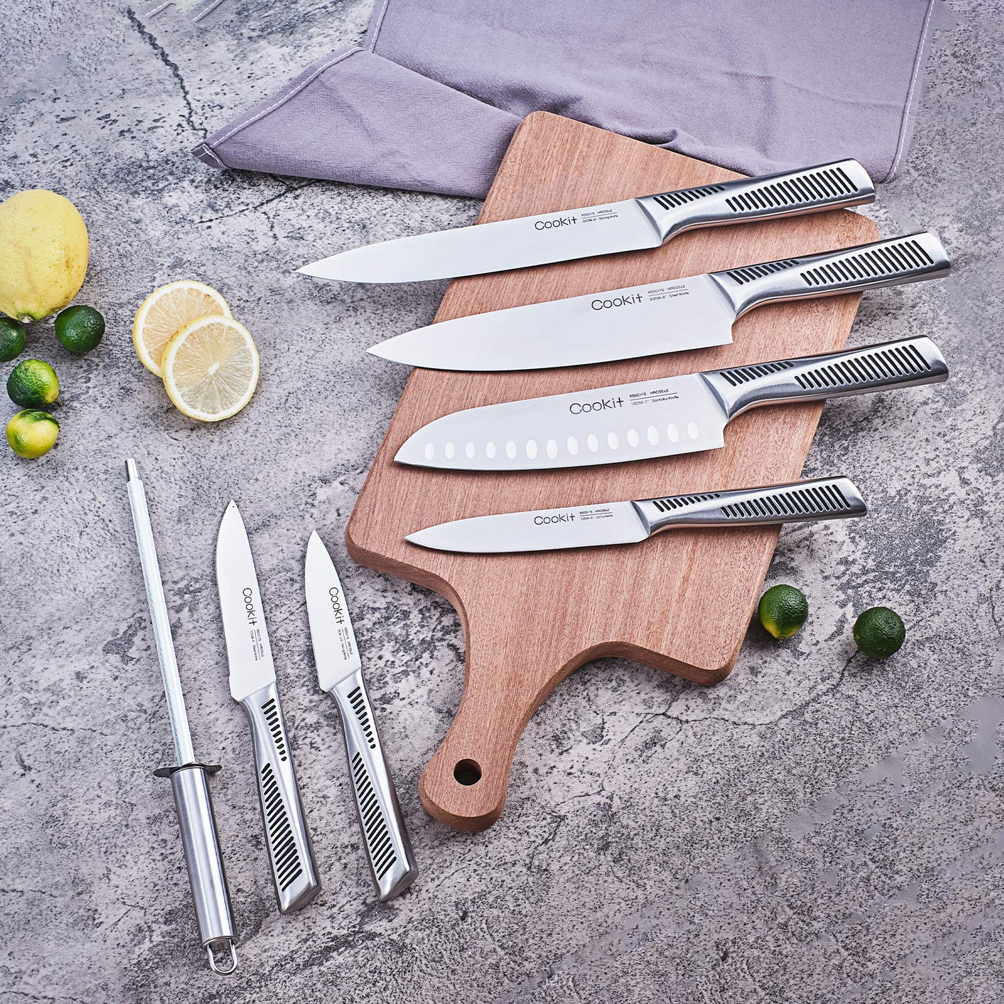 Professionelles Messerset mit Messerblock - Gerrit Langer